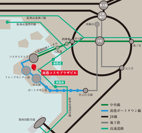 周辺アクセス地図